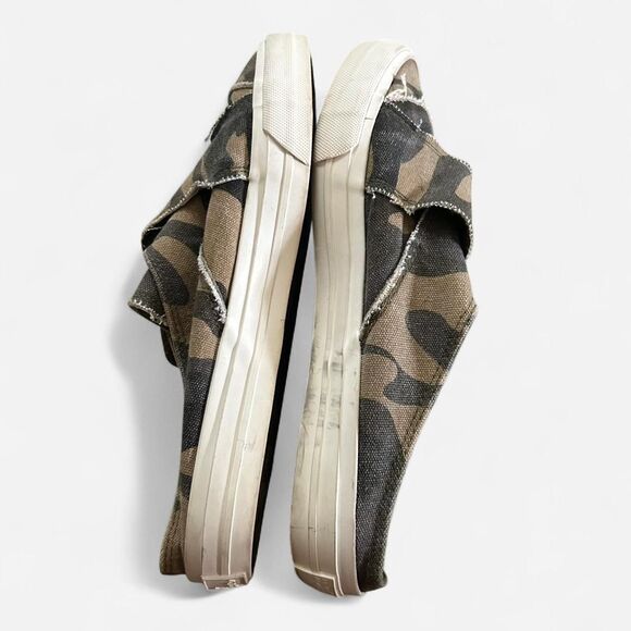 Camo slip on distressed boho causal sneakers - Picture 6 of 6